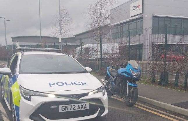 Police in Dartford dealt with nuisance bikers today. Picture: Kent Police