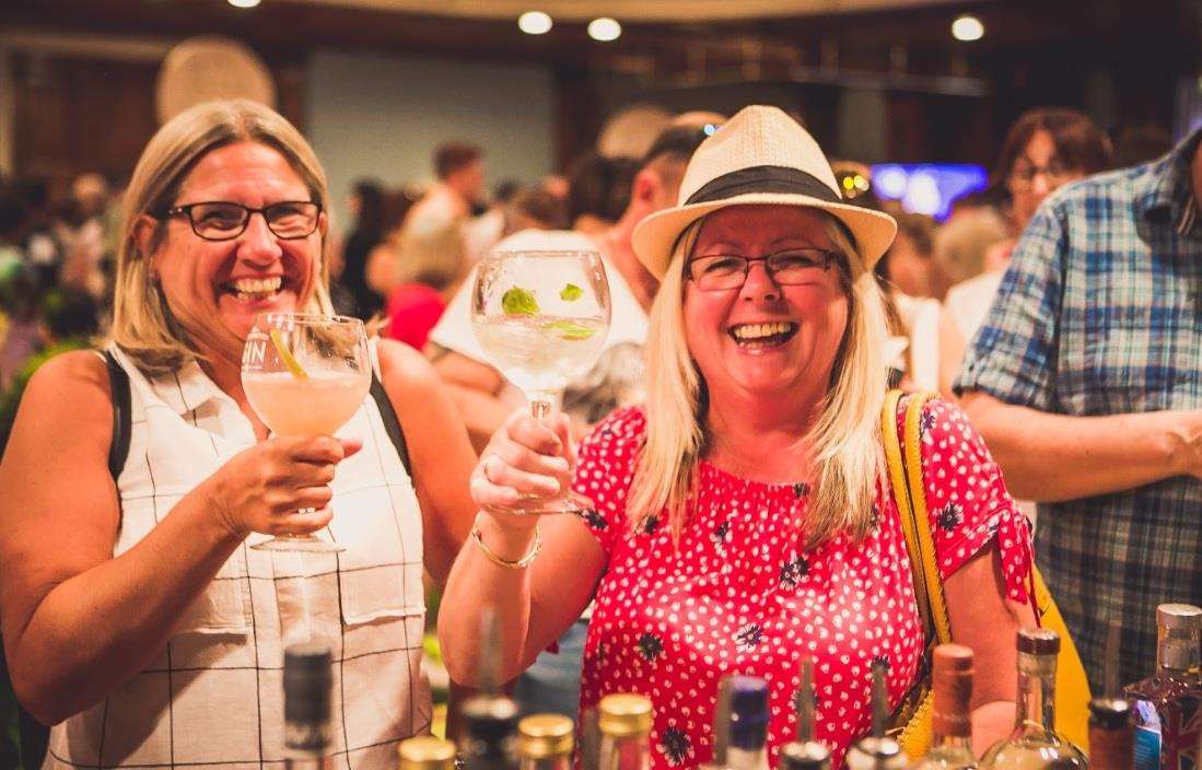 There will be more than 100 different gins at the Great British Gin Festival