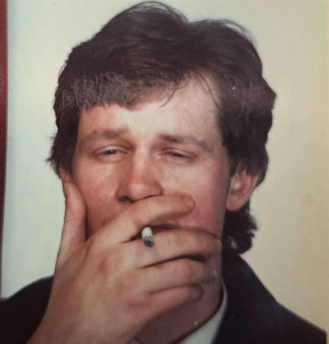 Sam Lennon in January 1986, by then a daily smoker