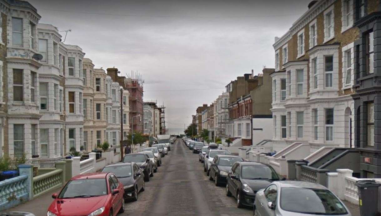 Police searched the Edgar Road area of Cliftonville. Picture: Google Street View