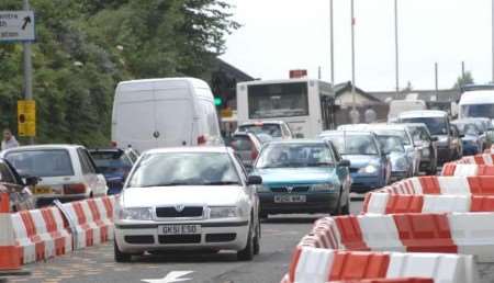 Motorists delayed on the ring road on July 9. Picture: GARY BROWNE