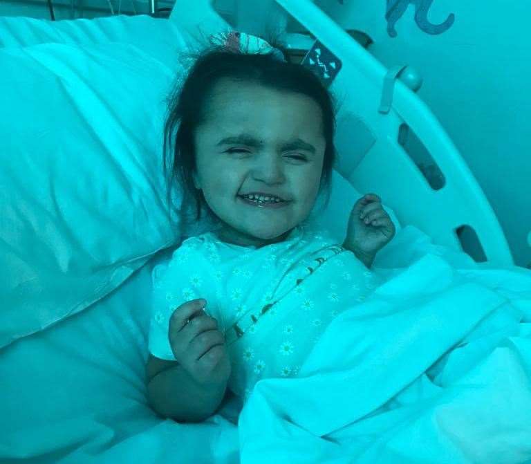 Ella’s family are fundraising for home adaptations to improve her quality of life. Picture: Sam Gonzalez-Bello
