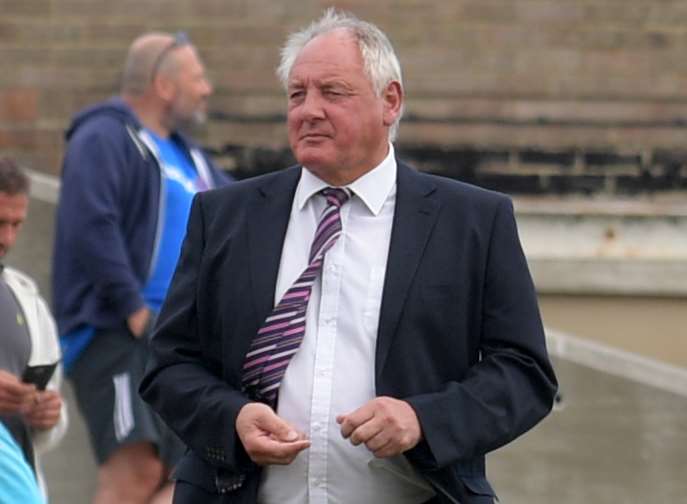 Folkestone boss Neil Cugley. Picture: Barry Goodwin