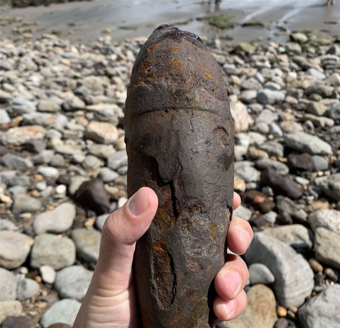The wartime discovery found on the Warren beach in Folkestone