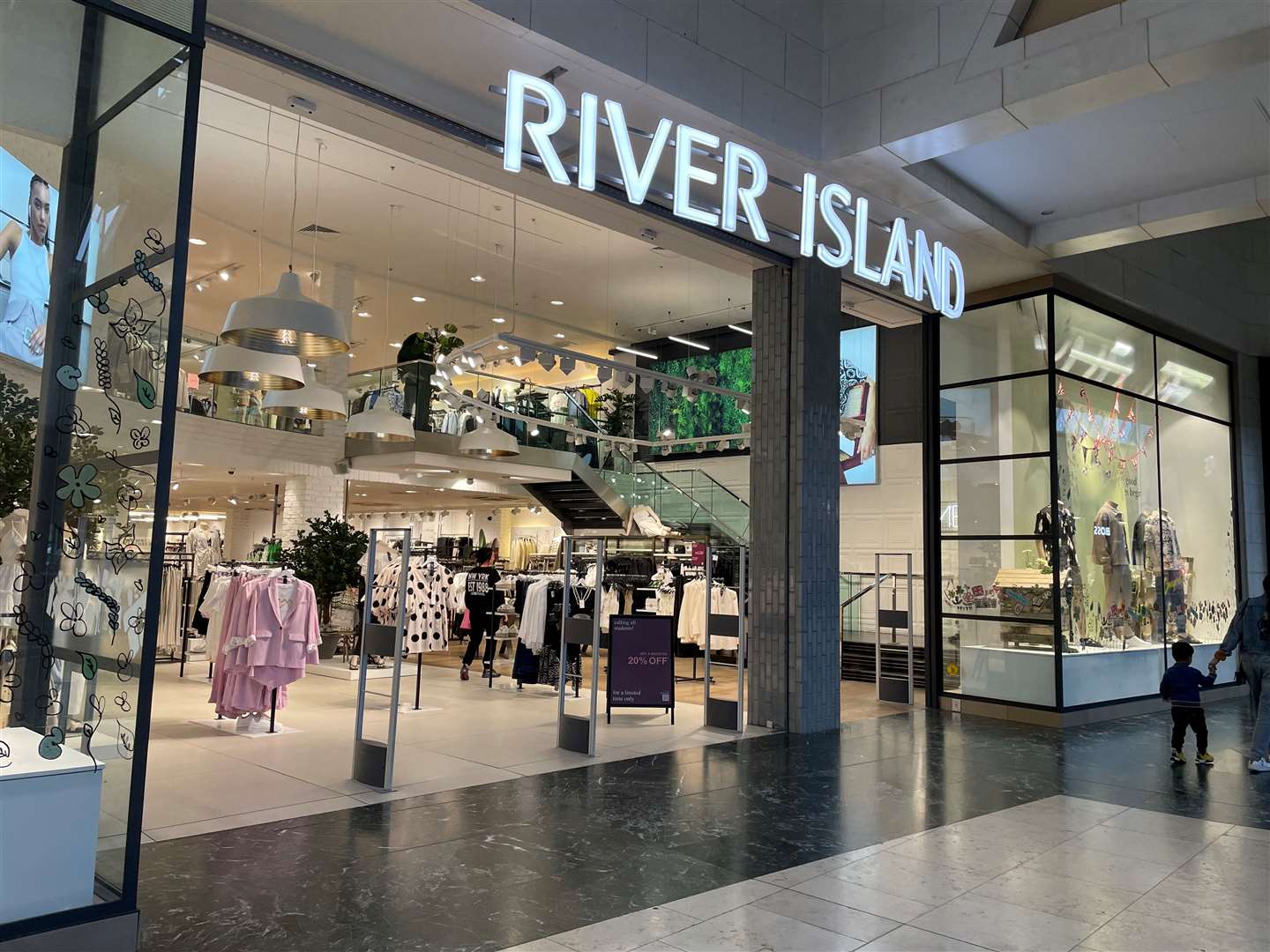 River Island is one of the shops that could be turned into a lesiure area