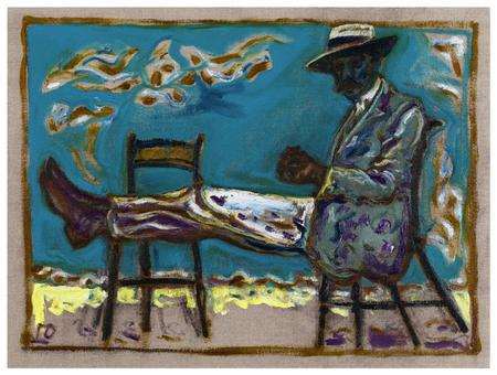 Painting by Billy Childish