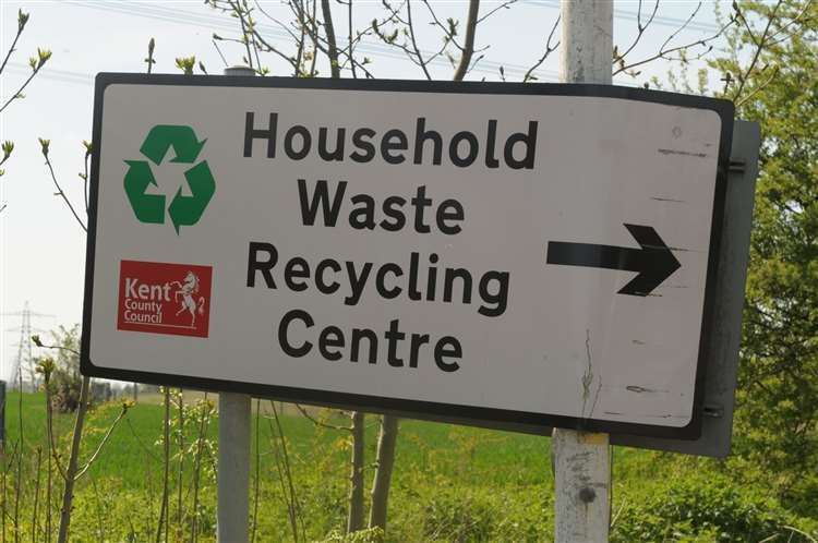 People using Kent's waste recycling tips have had to book in advance since shortly after the first Covid lockdown