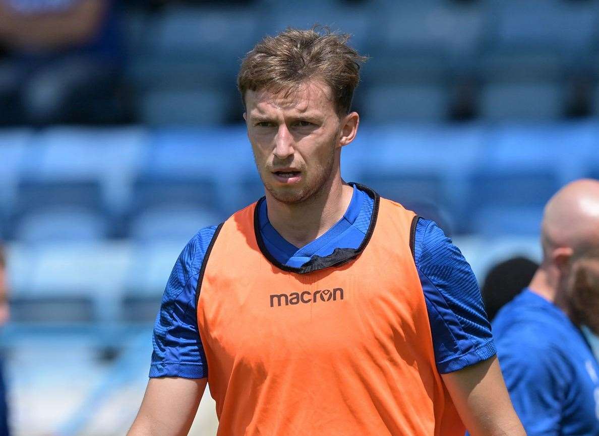Gillingham defender Conor Masterson ready to get back to business on Saturday Picture: Keith Gillard
