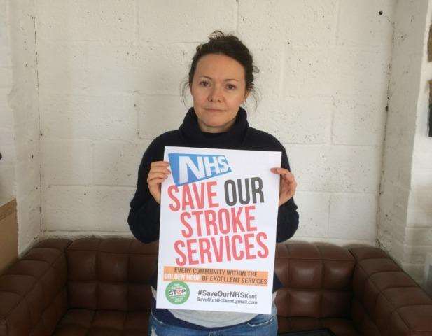Carly Jeffrey of Save Our NHS in Kent