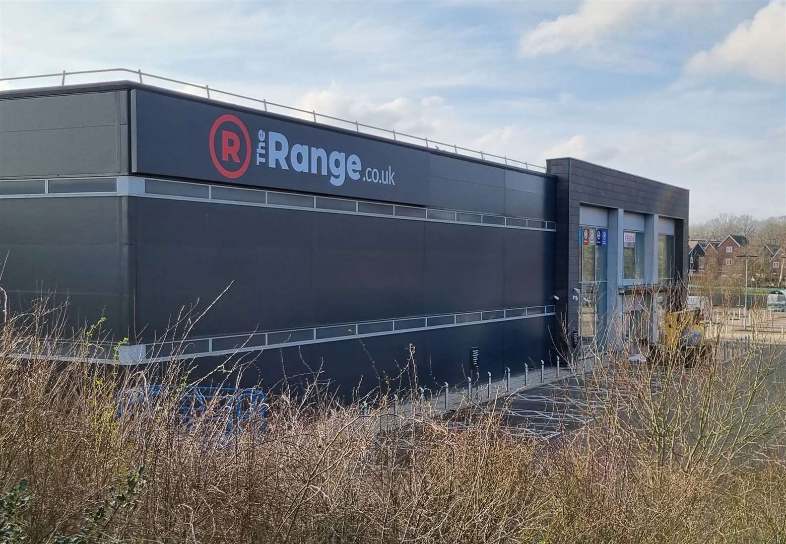 New signs up at The Range store which was previously a branch of John Lewis