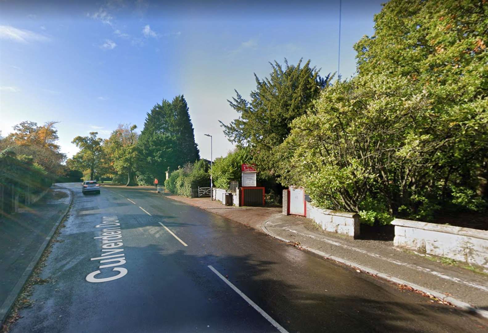 A 75-year-old pedestrian was hit by a van in Culverden Down, Tunbridge Wells. Picture: Google