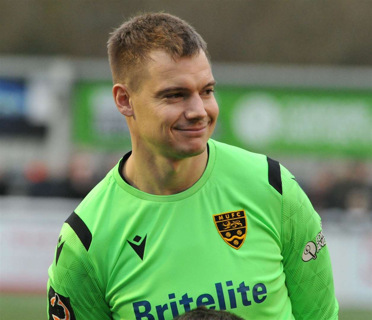 Maidstone United goalkeeper Chris Lewington works closely with Jim Stannard Picture: Steve Terrell