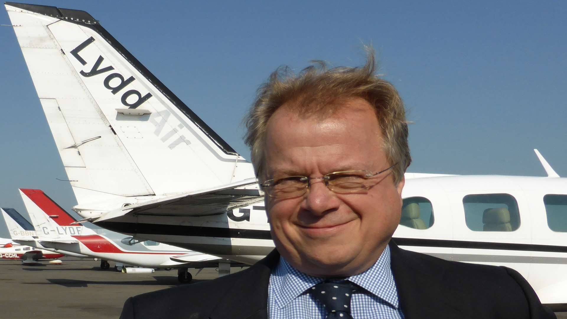 Lydd airport chief executive Charles Buchanan