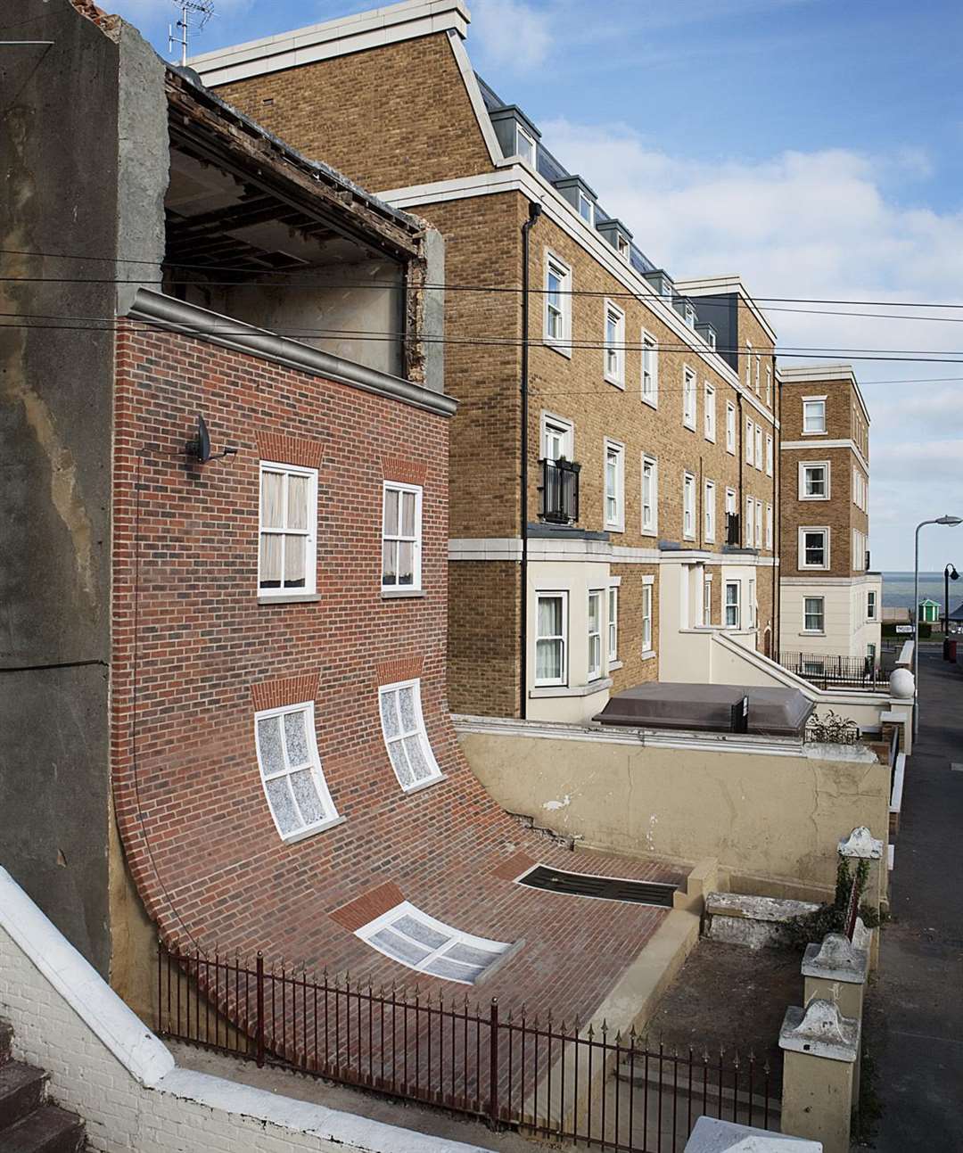 His sliding housefront in Margate propelled Alex Chinneck to Kent-wide fame