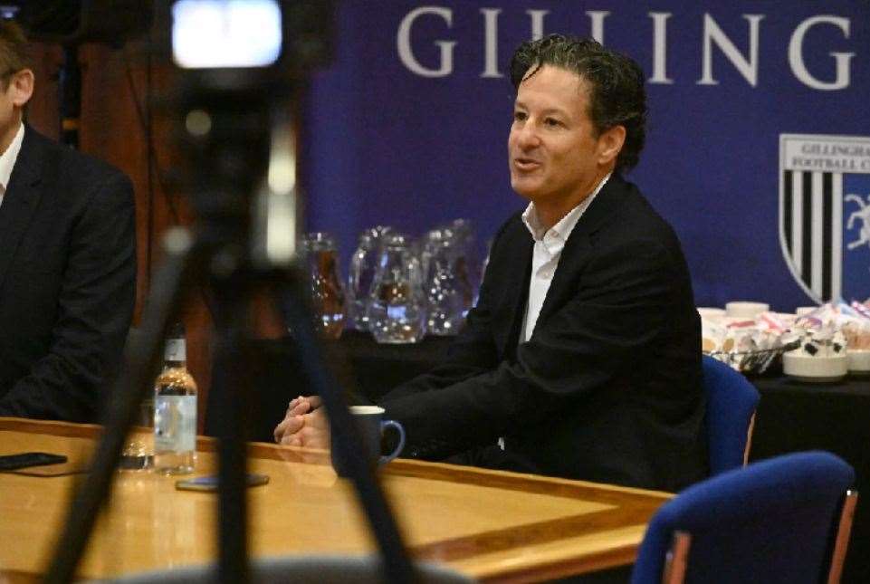 Gillingham owner/chairman Brad Galinson won’t be rushed into making a new appointment Picture: Barry Goodwin