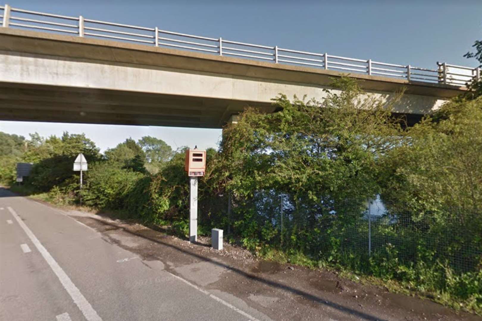 The car was stopped in Richborough Road. Picture: Google Maps