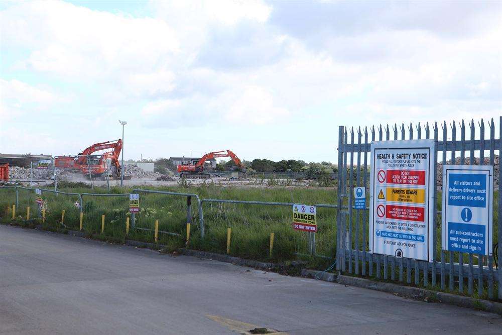 The site of the former HBC Engineering factory which is being developed for potential housing