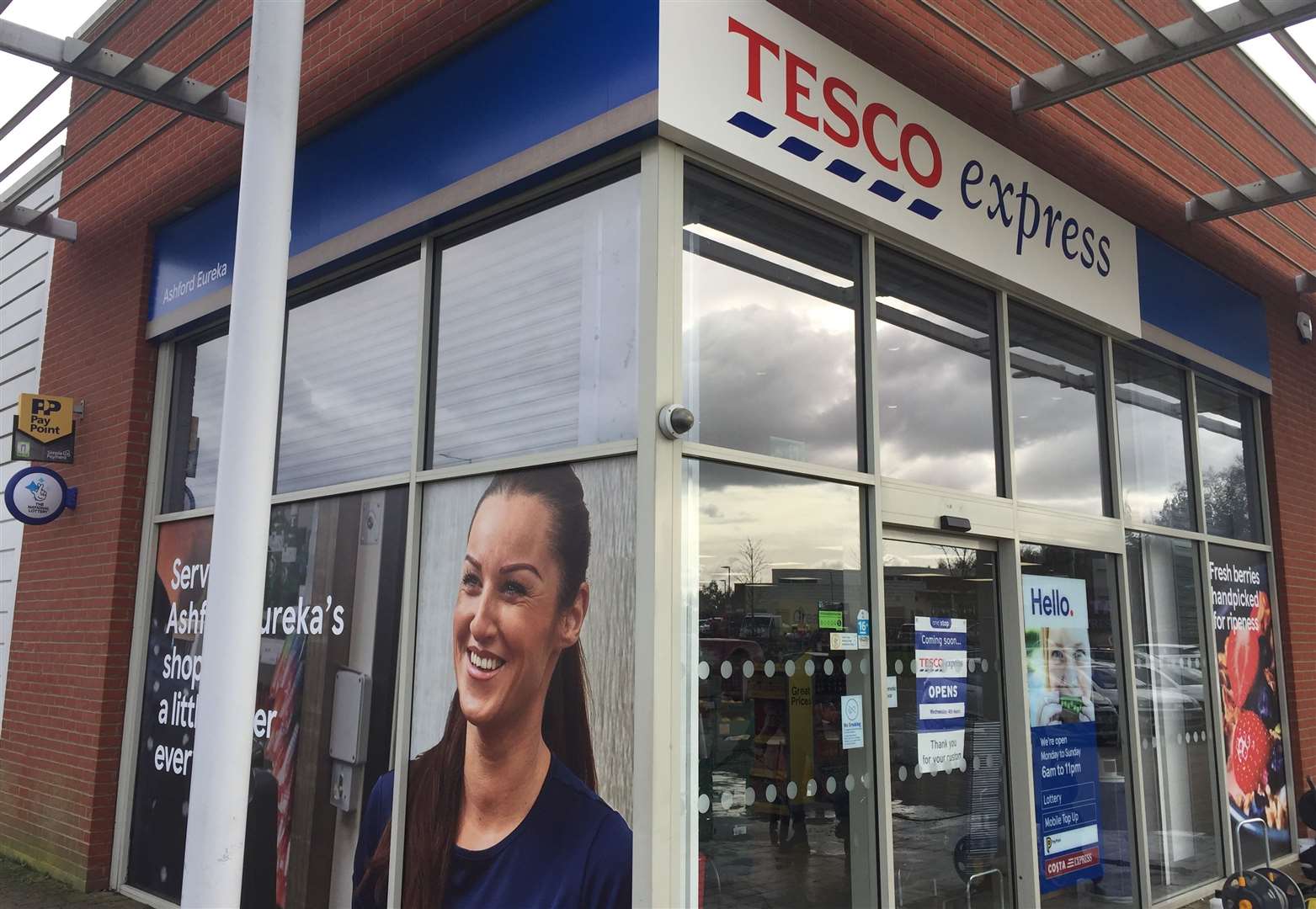 The new Tesco store will be opening tomorrow
