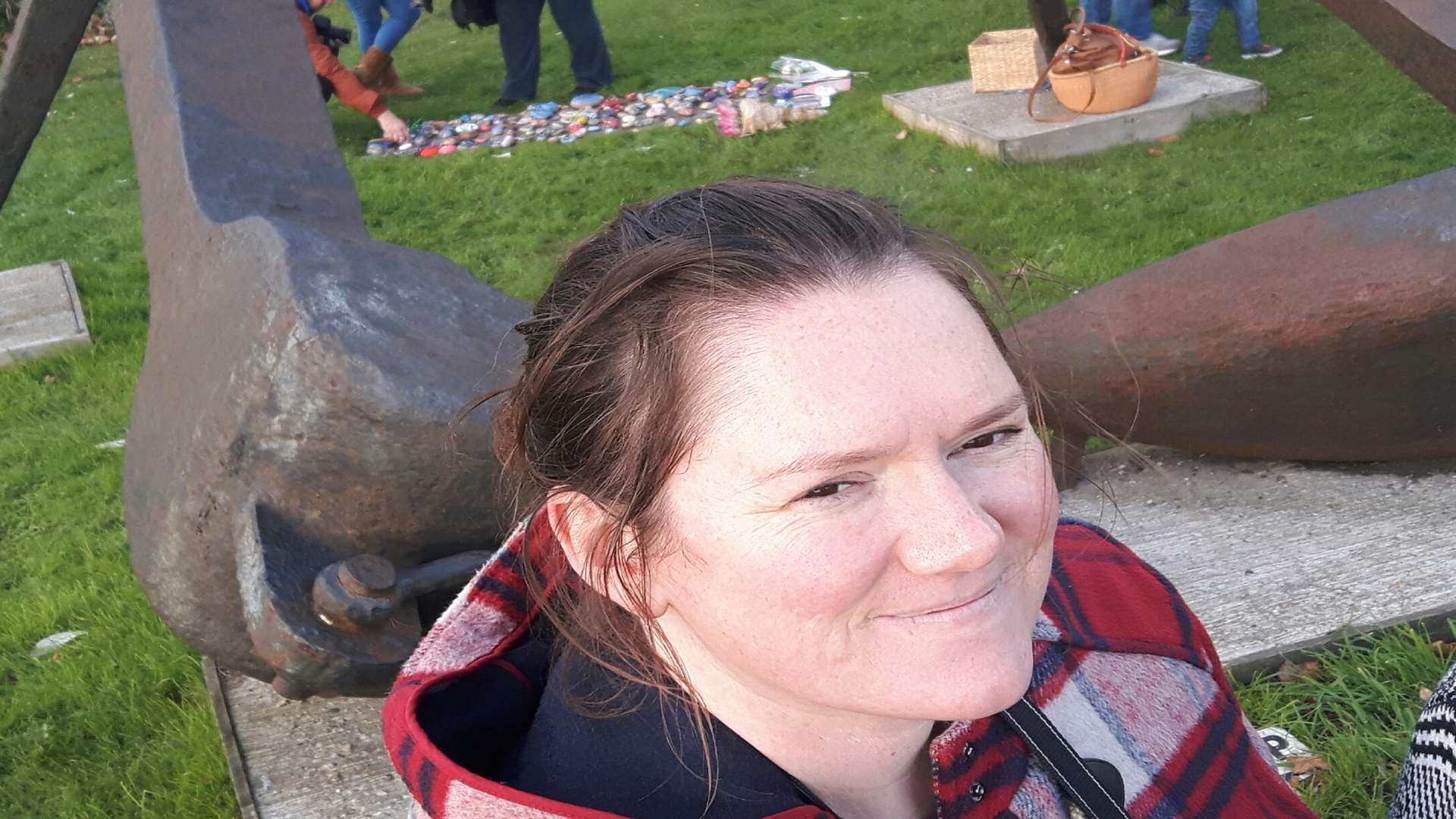 Amy Nicholas, organiser of the Kelly Turner tribute stones