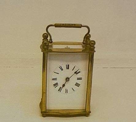 Raiders also took a French carriage clock when they burgled the Ramsgate property. Picture: Kent Police
