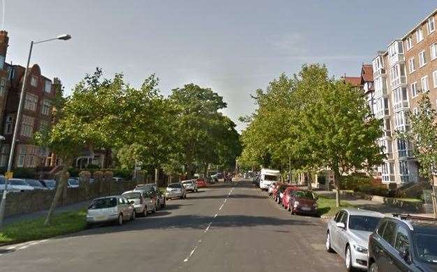 Earls Avenue, Folkestone. General view. Credit: Google Maps (8068290)