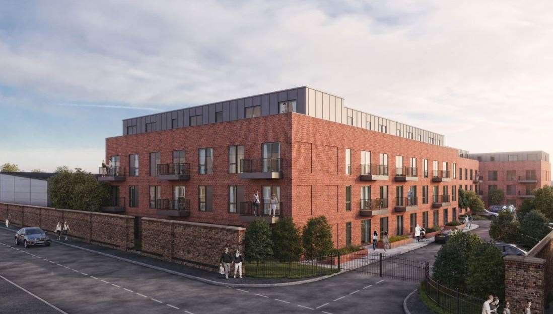 The new flats which will be built by Blueberry Homes on Boundary Road. Picture: Blueberry Homes
