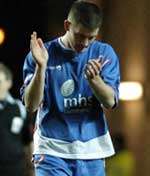 Ben Chorley can't hide his disappointment. Picture: MATTHEW READING