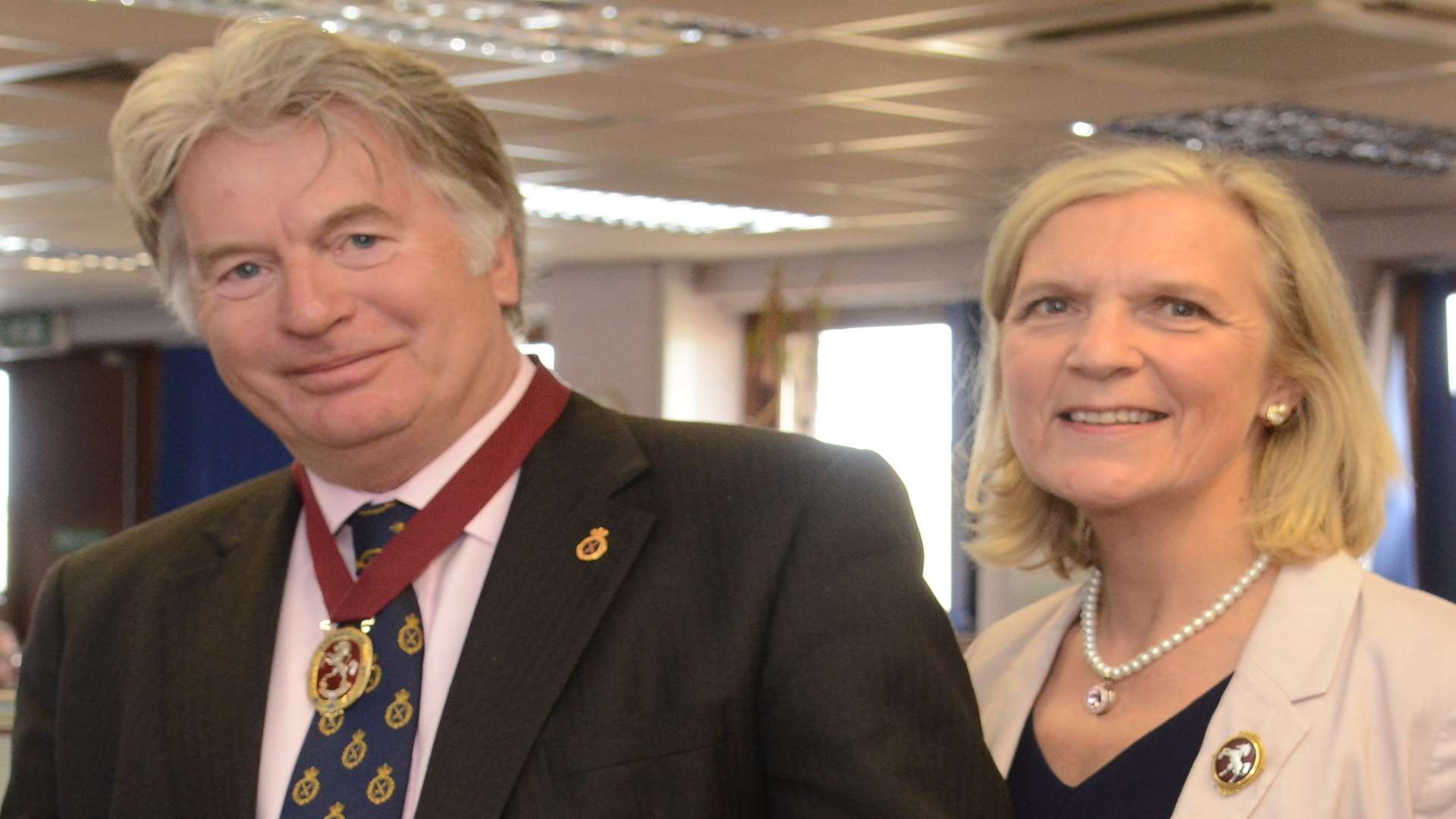 George Jessel, High Sheriff of Kent, and his wife Vicki Jessel. Picture: Gary Browne
