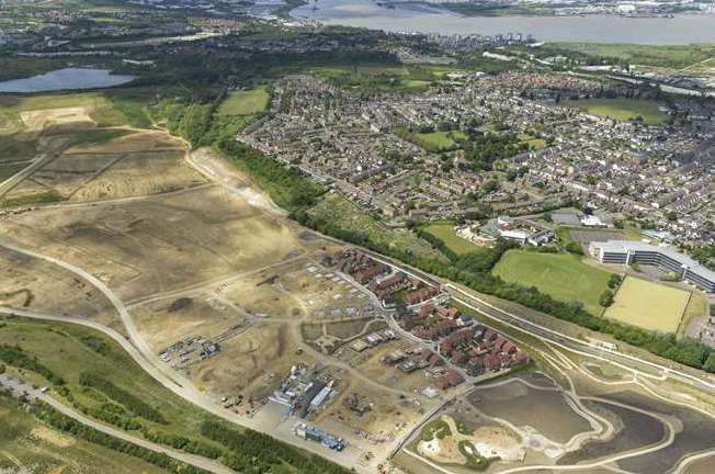 There are plans for tens of thousands of new homes at Ebbsfleet