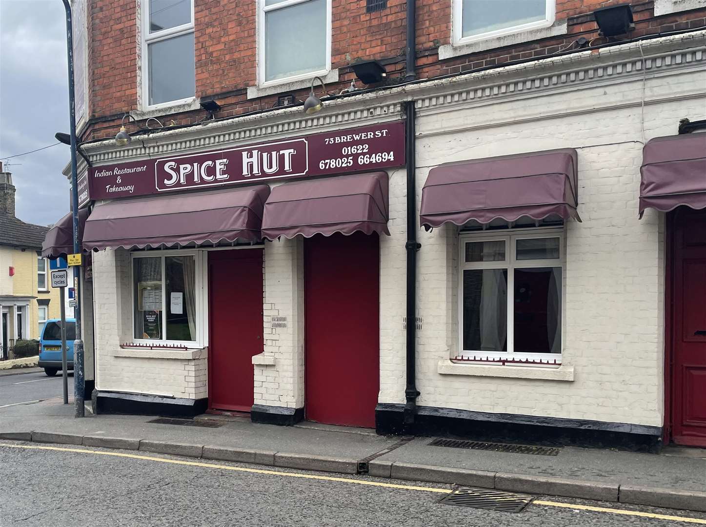 The Spice Hut on the junction of Wheeler Street, Maidstone, now proudly boasts a food hygiene rating of four