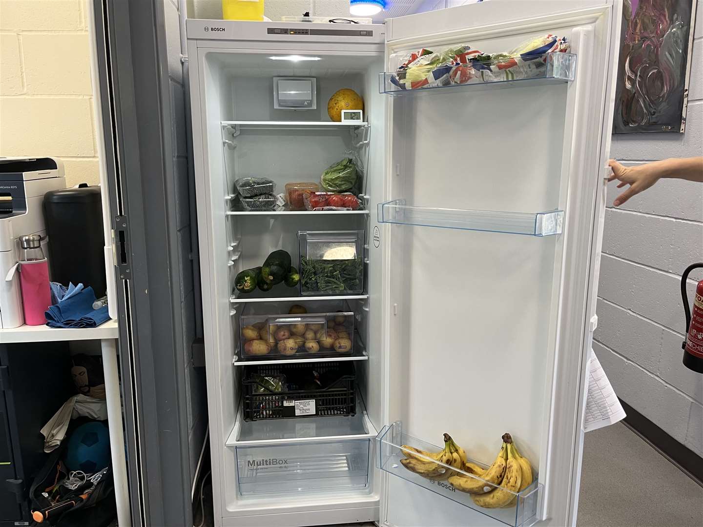The team's community fridge was the first in Kent and the UK's 65th. They then we grew into a food bank and started delivering out to people who were vulnerable or had Covid.