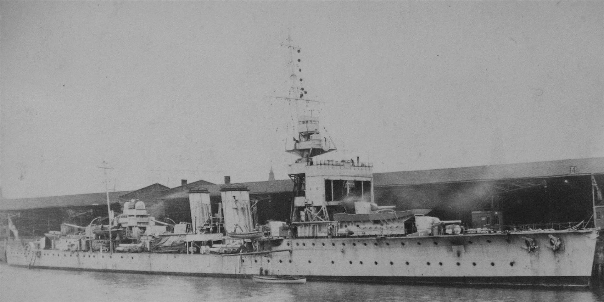 HMS Dragon, a Chatham-based light cruiser