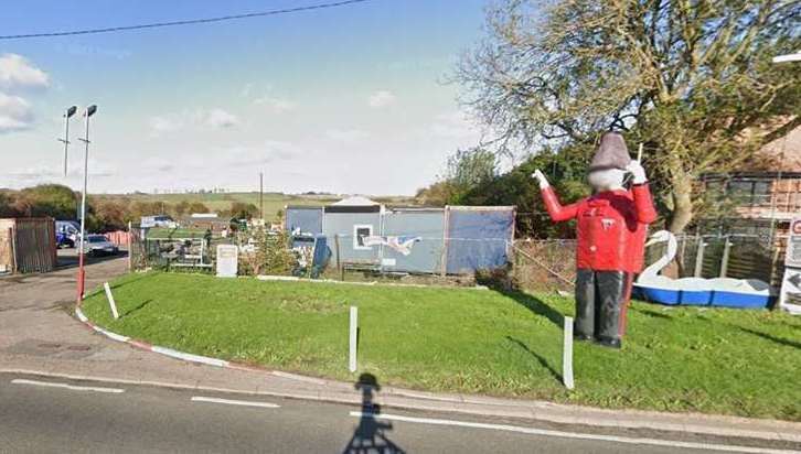 The site of Hartley Halt Garden Centre in Leysdown, Sheppey. Picture: Google