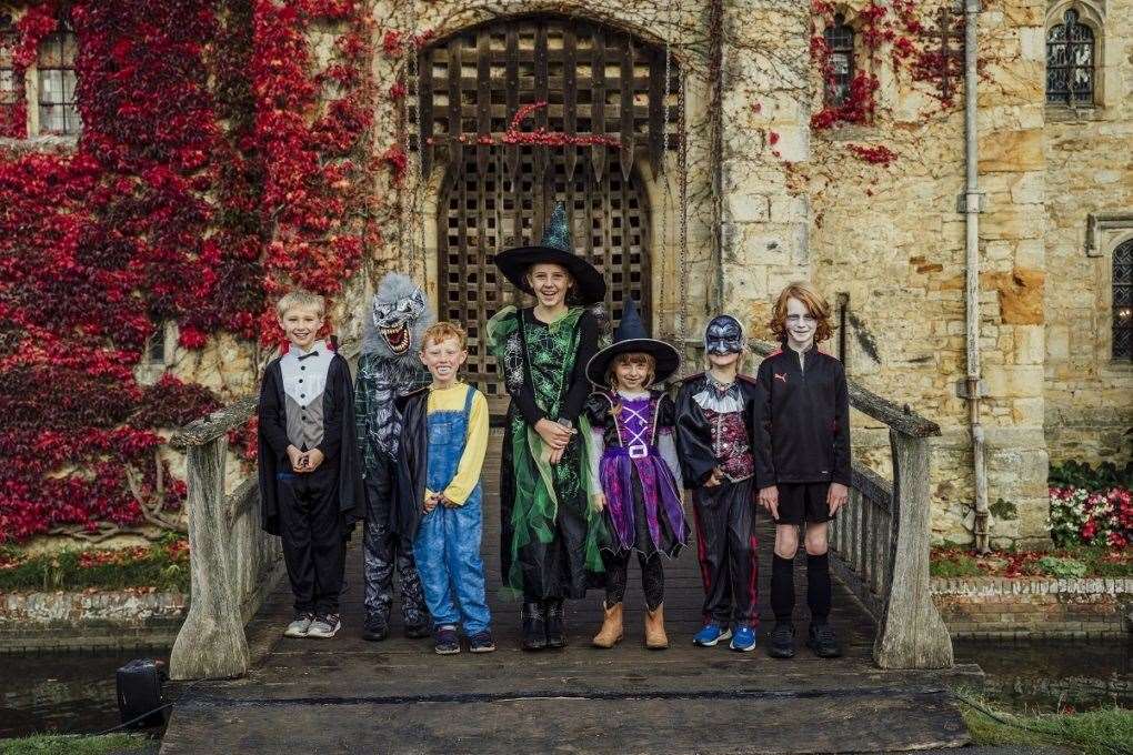 Go on an adventure through the spooky Halloween zones at Hever Castle. Picture: Hever Castles and Gardens