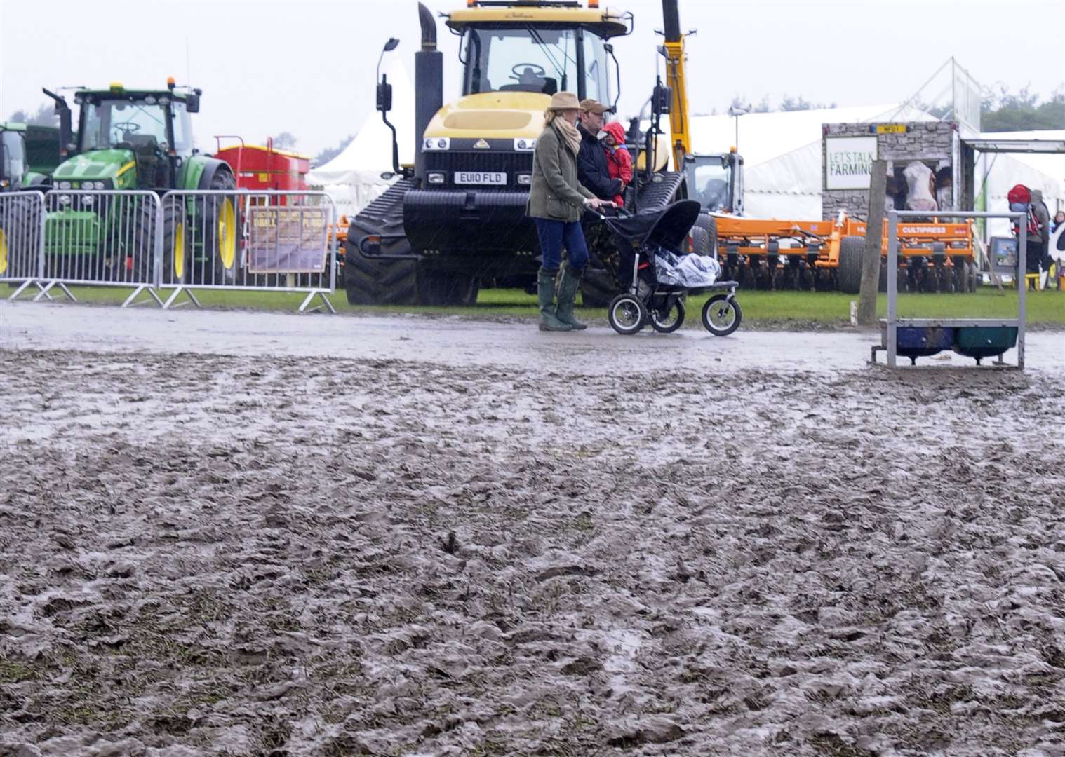 Summer of 2012: Kent Show becomes a mud bath after torrential rain