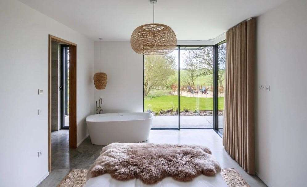 Each of the three bedrooms has its own en suite. Picture: The Modern House