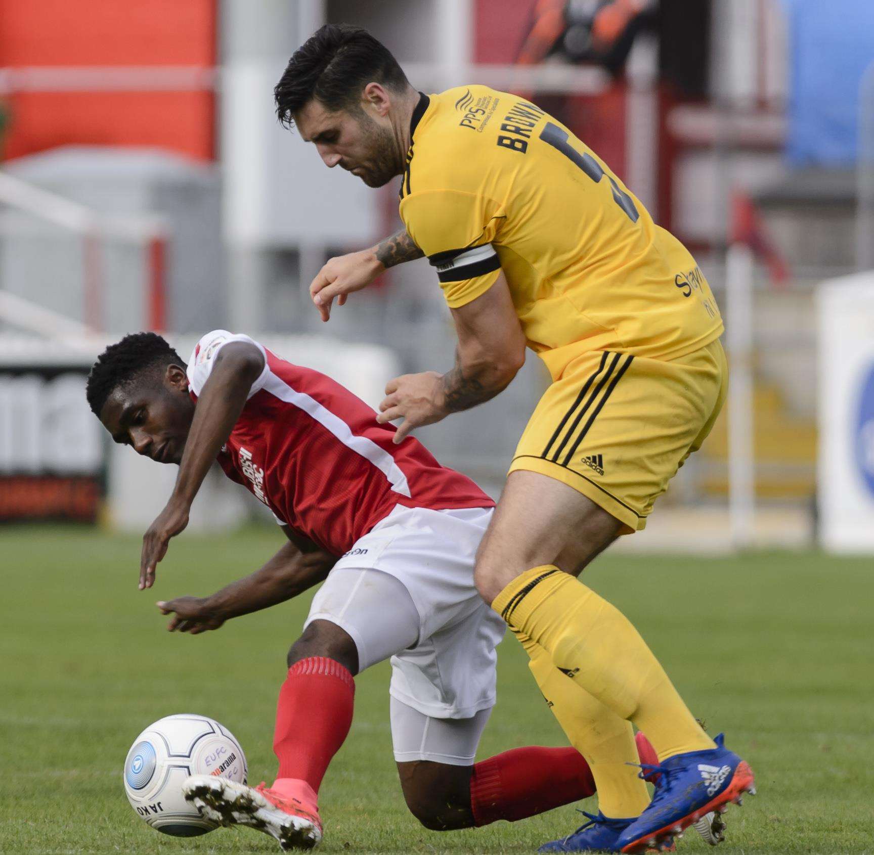 Darren McQueen suffered a meniscus injury in the match against Halifax Town last season Picture: Andy Payton