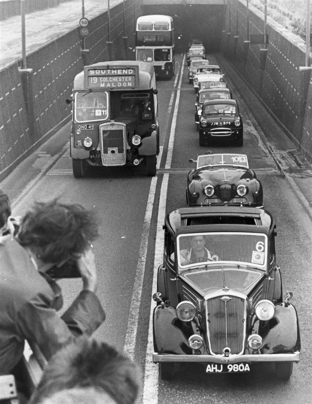 The first Dartford Tunnel opened in 1963 to much fanfare.