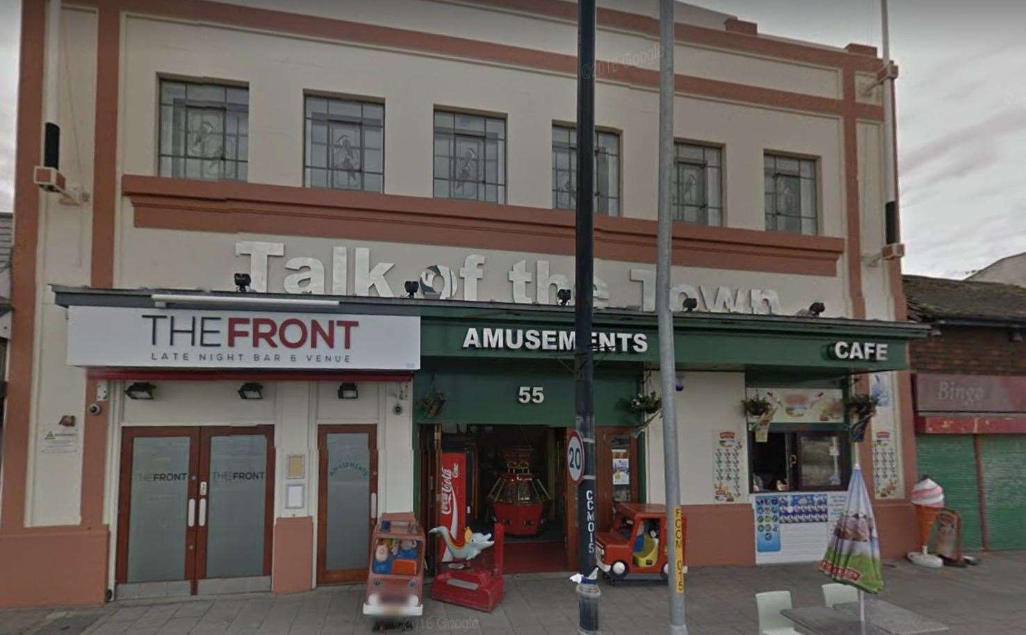 The Front nightclub at Talk of The Town in Herne Bay closed in 2018. Picture: Google