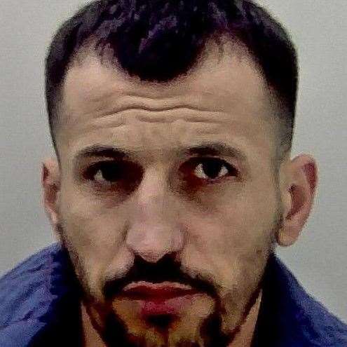 Edison Kaculi has been jailed for two-and-a-half years. Pic: Kent Police