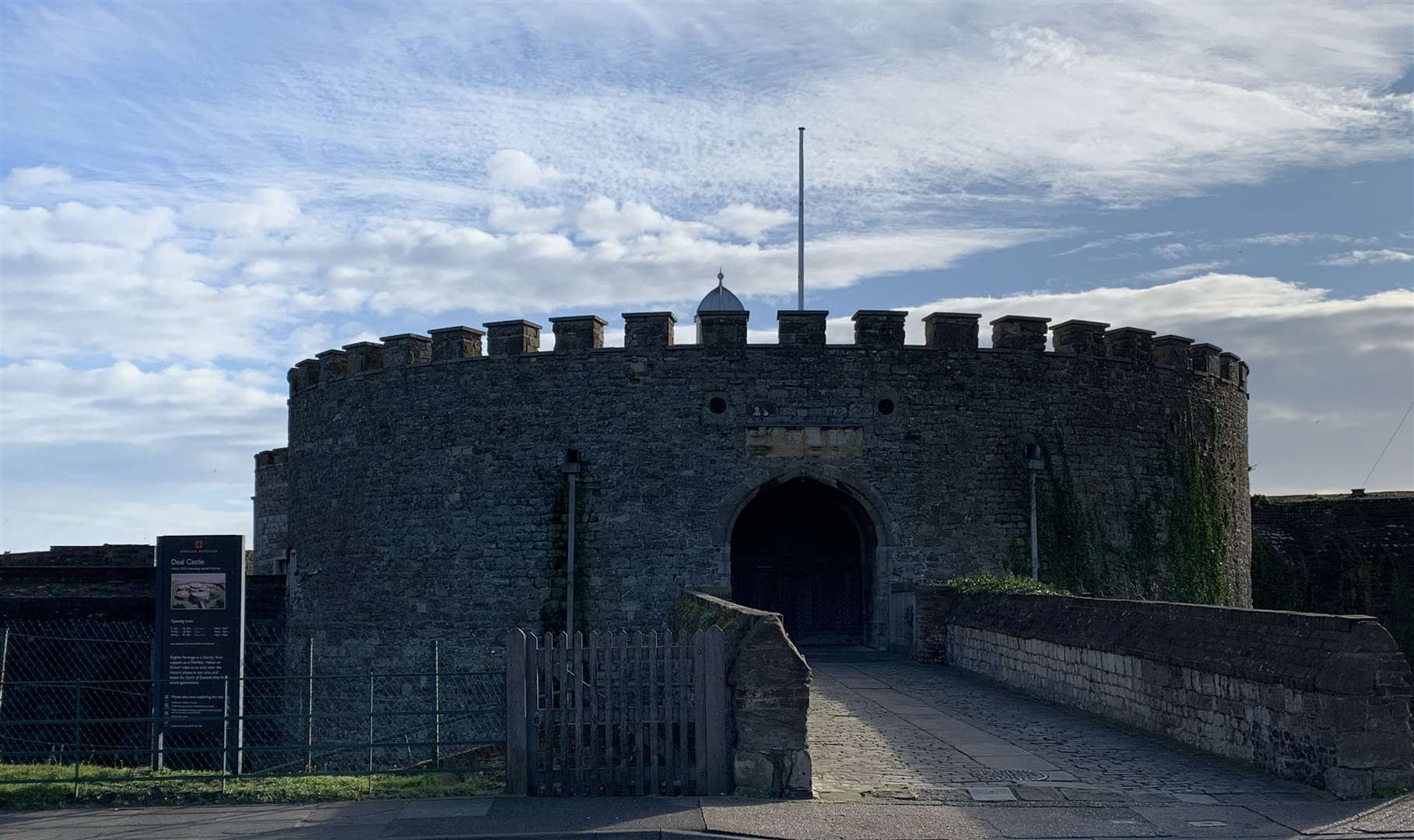 Deal Castle is another landmark that has been relocated to the fictional village of Lower Wootton