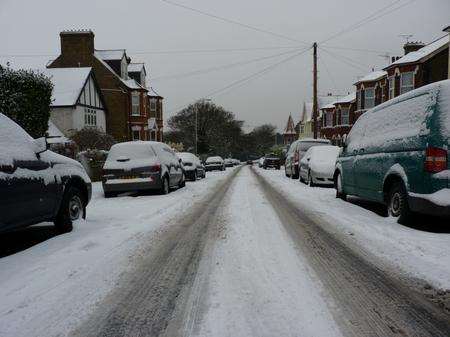 Many roads in Thanet are treacherous, especially those with an incline