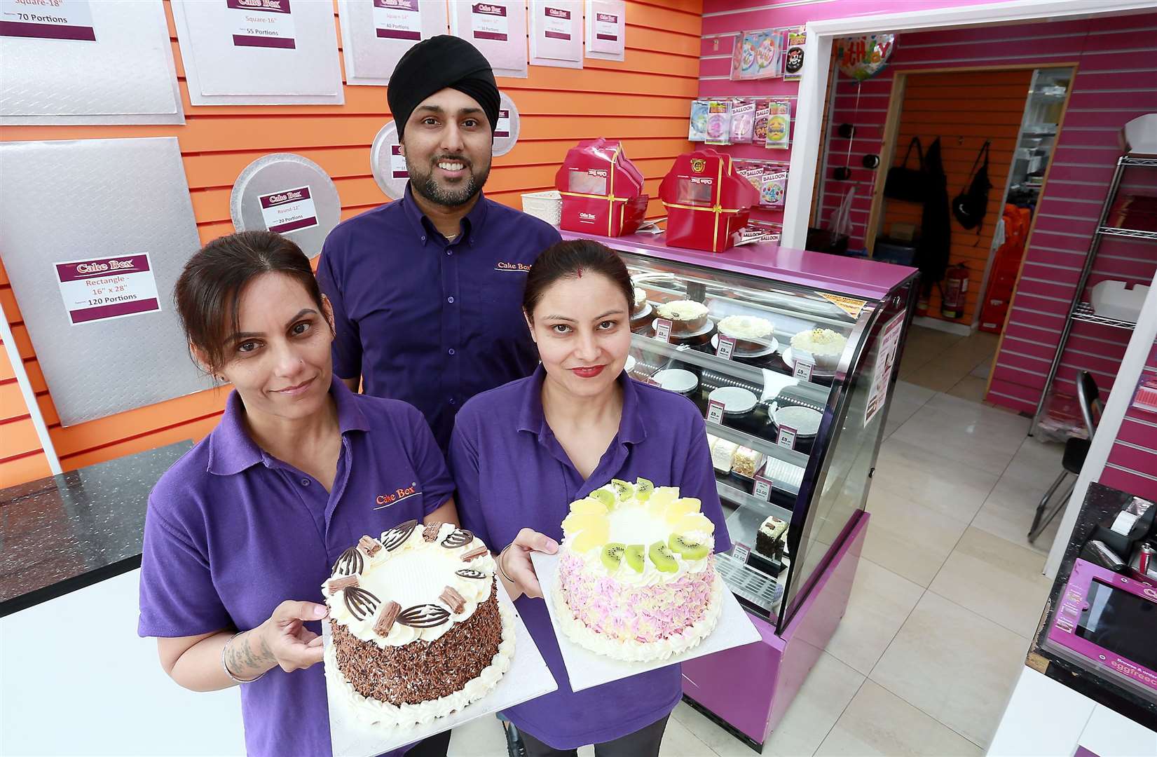 Manager of The Cake Box Jas Willis (left) said business has been affected. Picture: Phil Lee