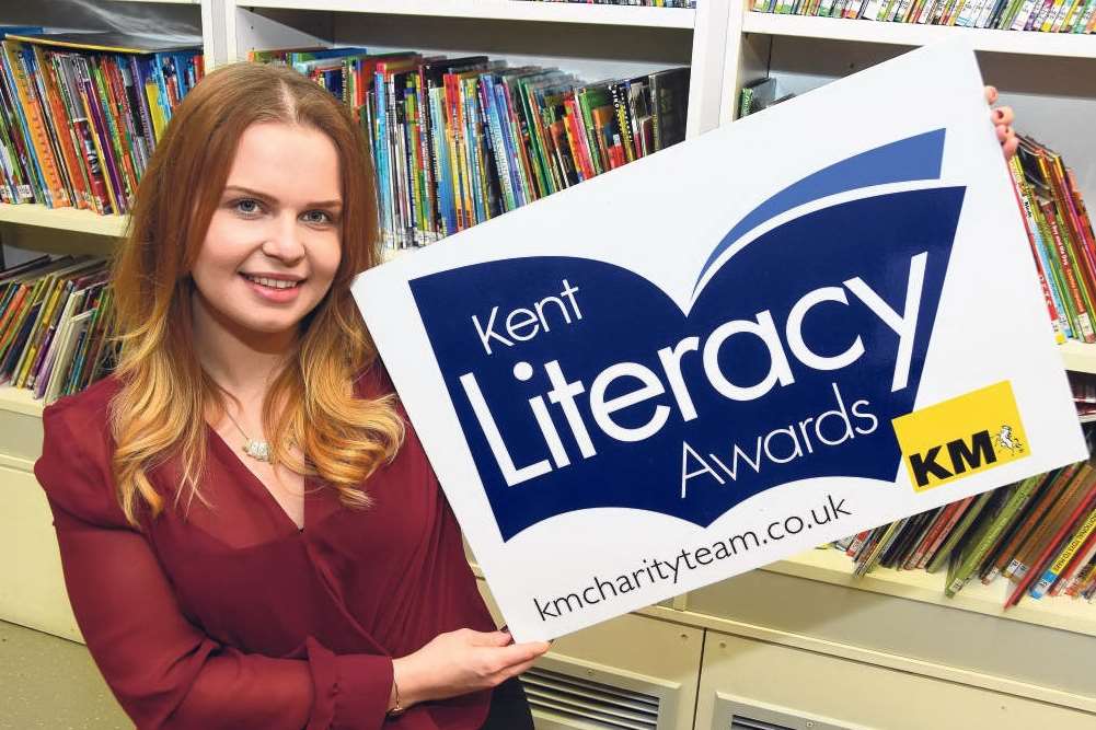 Amie Snowden of Kent Reliance announces support for the Kent Literacy Awards 2016. Nominations are now open and will close on April 29.