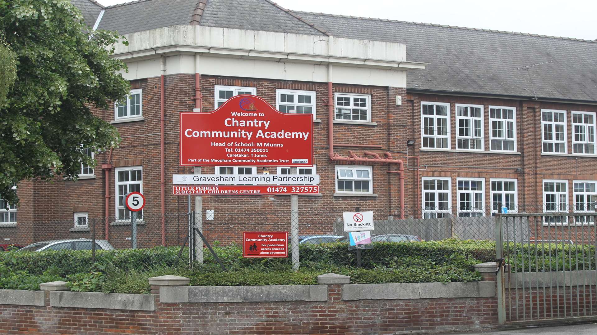 Chantry Community Academy in Ordnance Road, Gravesend