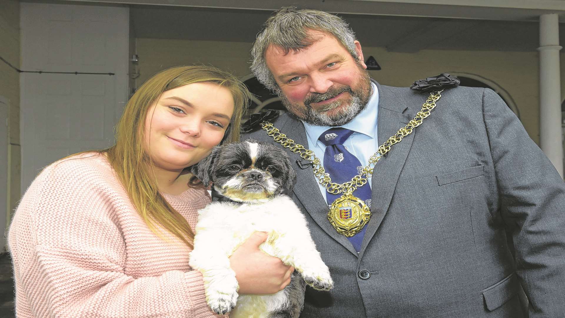 Josie and Jack met the Mayor of Deal Cllr David Cronk ahead of the competitions