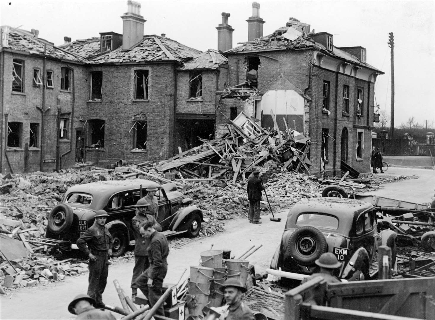 Dover Place was hit in the 1943 raid. Picture: Steve Salter