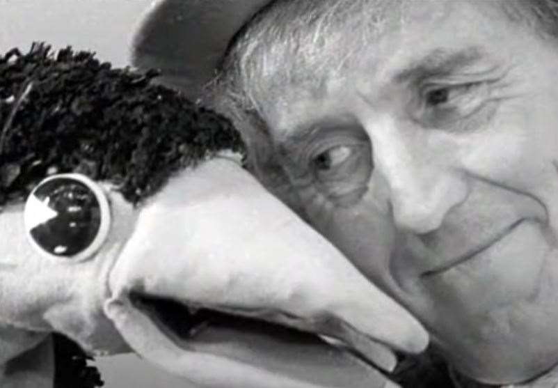 Rod Hull and Emu. Picture: Rod Hull: A Bird in the Hand/Channel 4