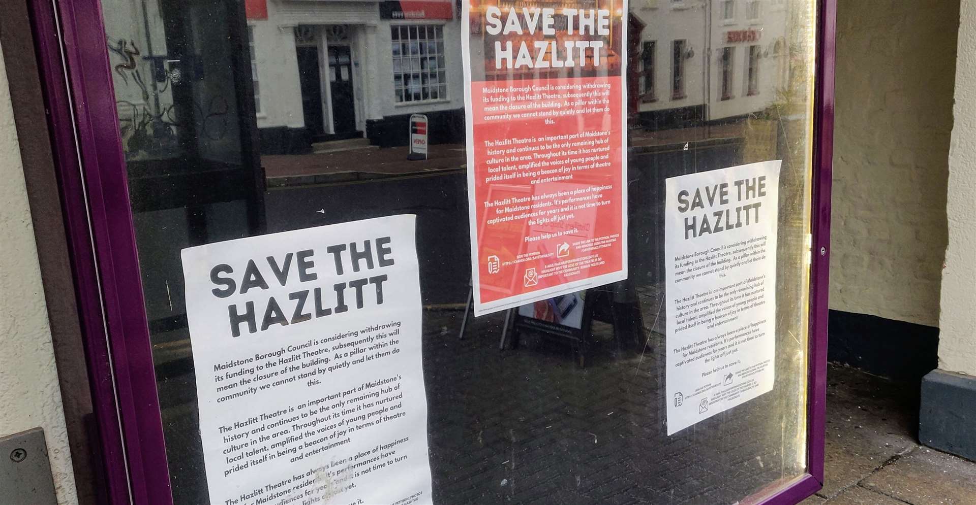 During the uncertainty, a campaign to 'Save the Hazlitt' was launched