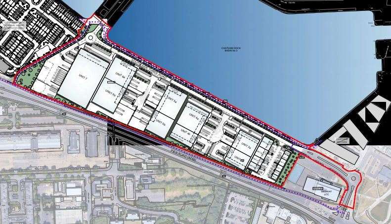 The screening opinion submitted by Peel Ports for proposed changes to land at Chatham Docks